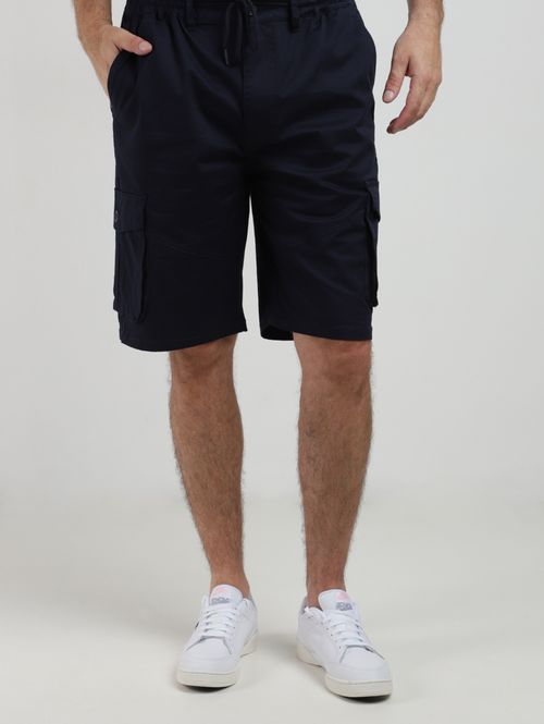 Bermuda Sarja Cargo Masculina MARINHO