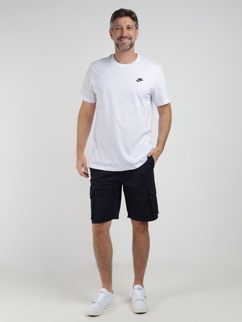 Bermuda Sarja Cargo Masculina MARINHO