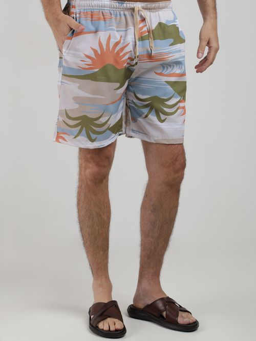 Bermuda Estampada Masculina AREIA