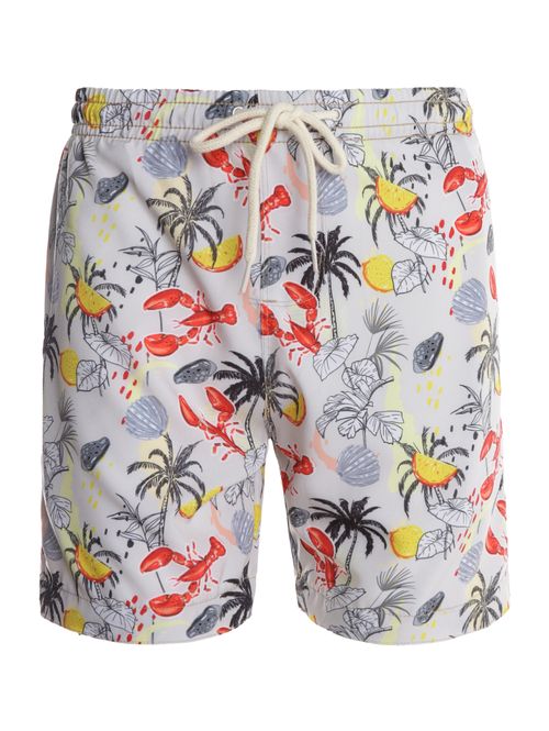 Calção Estampado Full Masculino BEGE