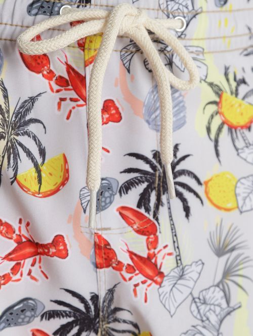 Calção Estampado Full Masculino BEGE