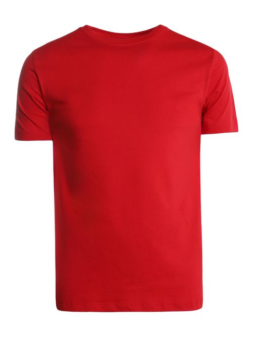 Camiseta Básica Manga Curta Masculina VERMELHO