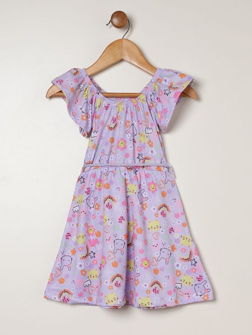 Vestido Infantil Para Menina - LILAS