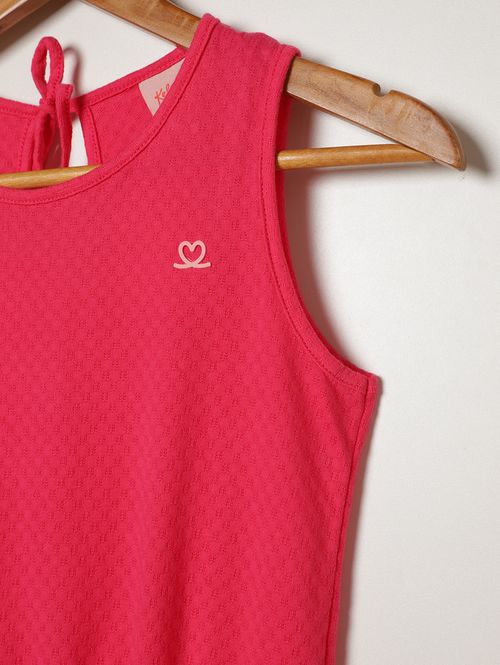 Macacão Texturizado Juvenil Para Menina - PINK