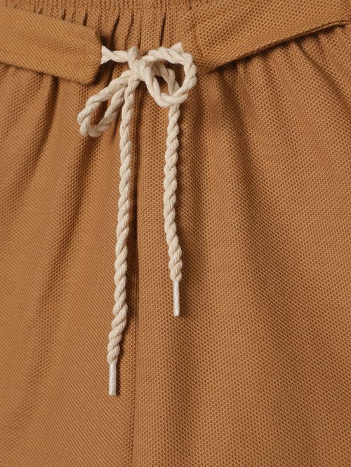 Short Moletinho Juvenil Para Menina- BEGE