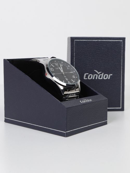 Relógio Condor Masculino PRATA