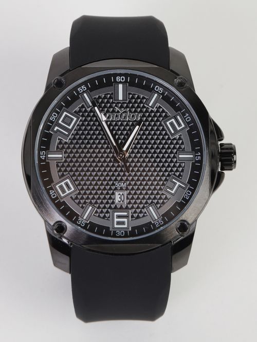 Relógio+Acessório Condor Masculino PRETO