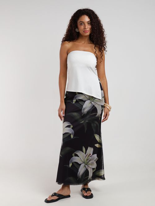 Blusa Tomara Que Caia Feminina OFF WHITE