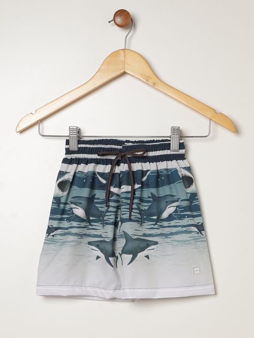Bermuda Estampado Infantil Para Menino - CHUMBO