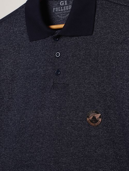 Polo Malha Sensation Plus Size Masculina MARINHO