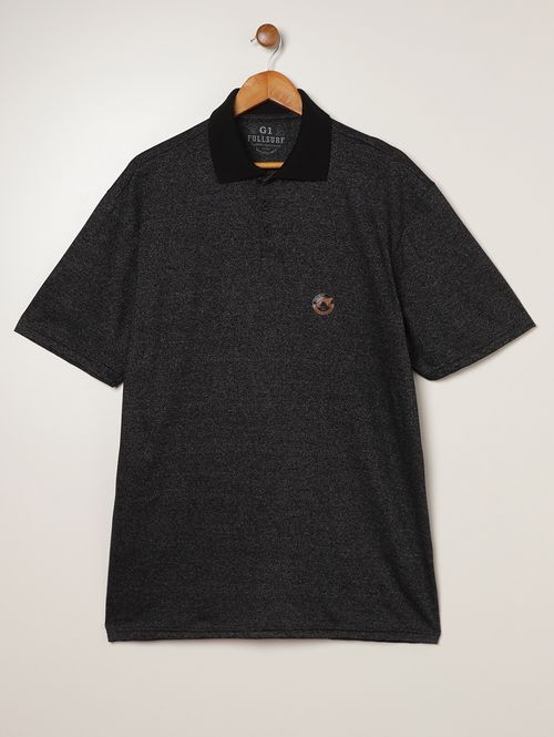 Polo Malha Sensation Plus Size Masculina PRETO