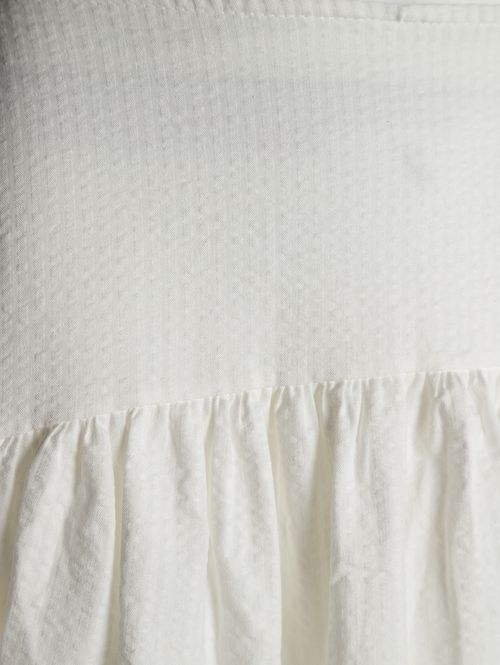 Saia Cadeirão Tricoline Autentique Feminina OFF WHITE