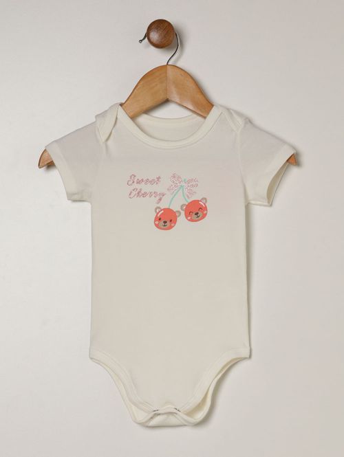 Conjunto Curto Infantil Para Bebê - NATURAL