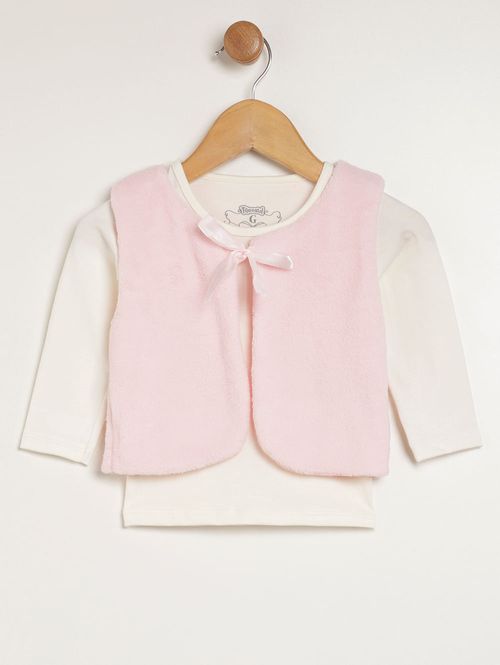 Conjunto Longo Infantil Para Bebê - ROSA
