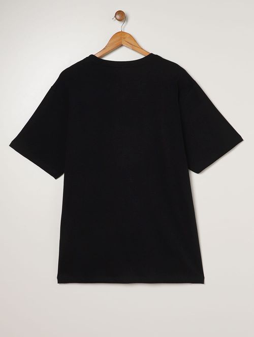 Camiseta Cotton Básica Plus Size Masculina PRETO