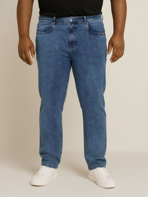 Calça Jeans Plus Size Masculina AZUL