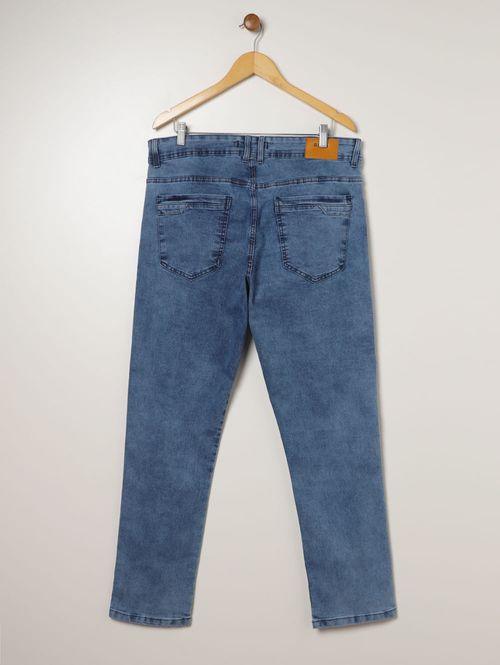 Calça Jeans Plus Size Masculina AZUL