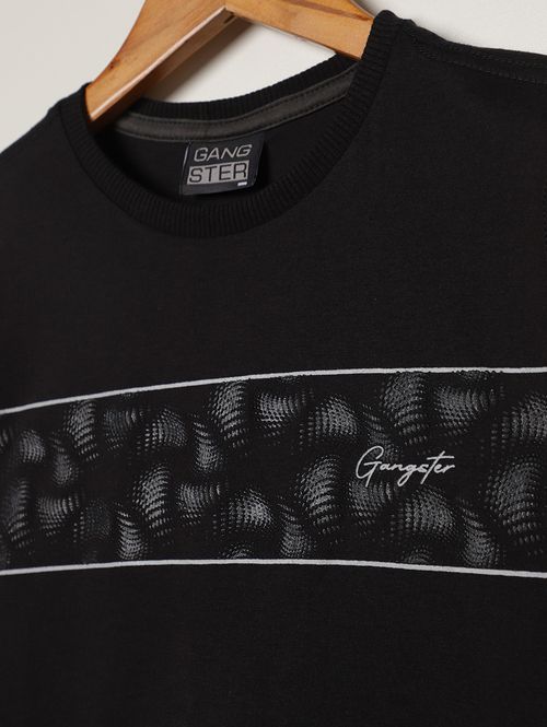 Camiseta Regata Gangster Juvenil Para Menino - PRETO