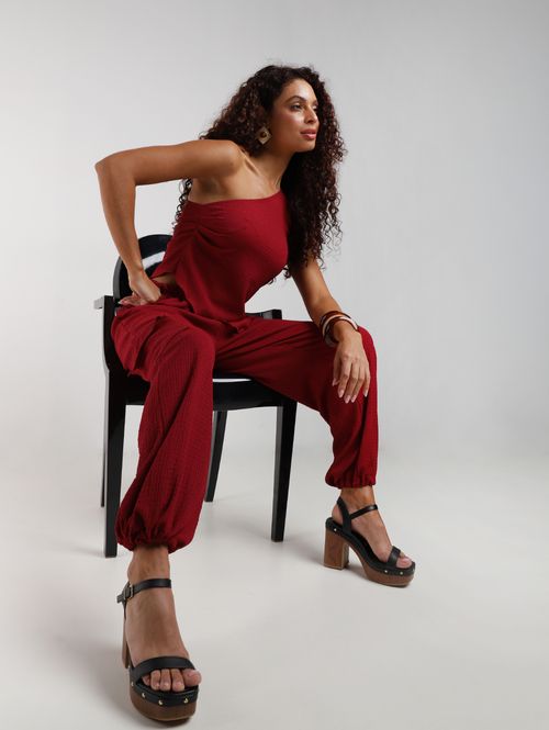 Blusa Ombro Só Autentique Feminina VERMELHO