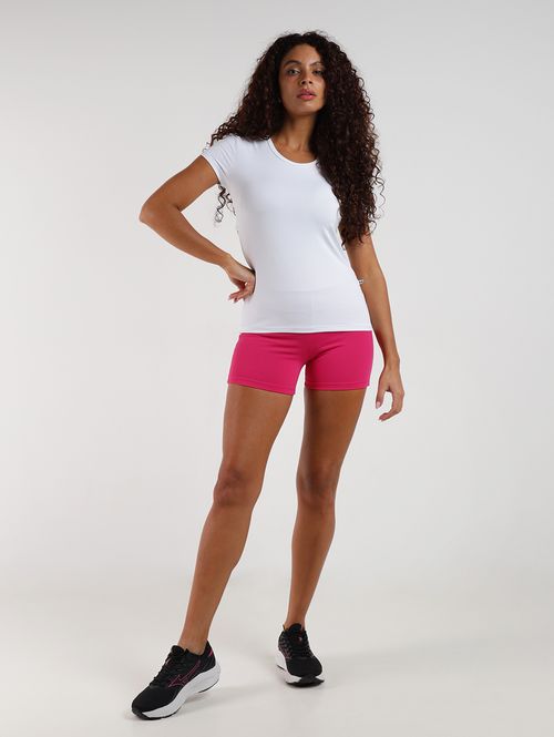 Camiseta Dry Fit Manga Curta Feminina BRANCO