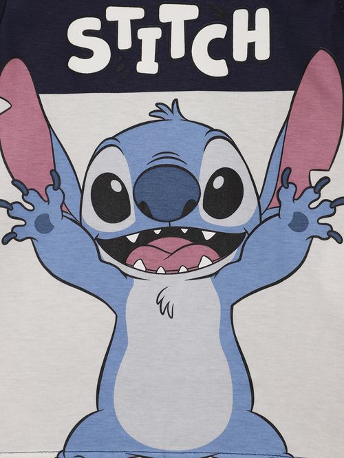 Camiseta Stitch Regata Infantil Para Menino - MARINHO