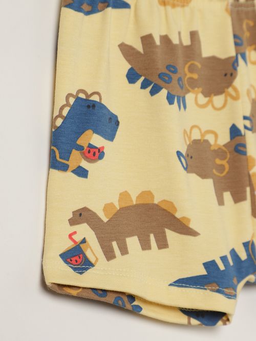 Conjunto Curto Infantil Para Bebê - OFF WHITE