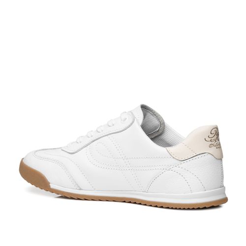 Tênis Pegada Feminino em Couro Branco 212804-01