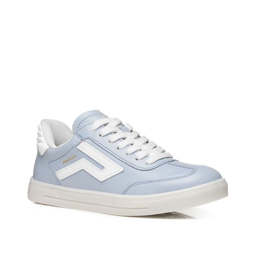 Tênis Pegada Feminino em Couro Celeste 211154-12