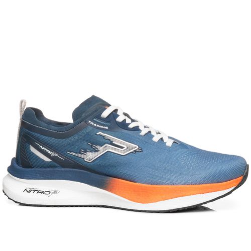 Tênis Esportivo Pegada Masculino em Tecido Blue 190804-03