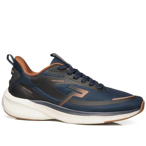 Tênis Esportivo Pegada Masculino em Tecido Preto 191201-03