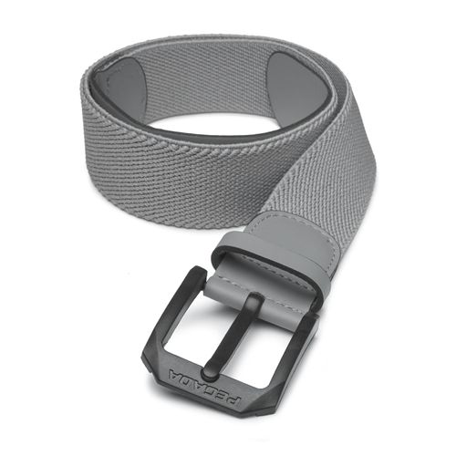 Cinto Pegada Masculino em Elástico e Couro Cinza CI002345-11