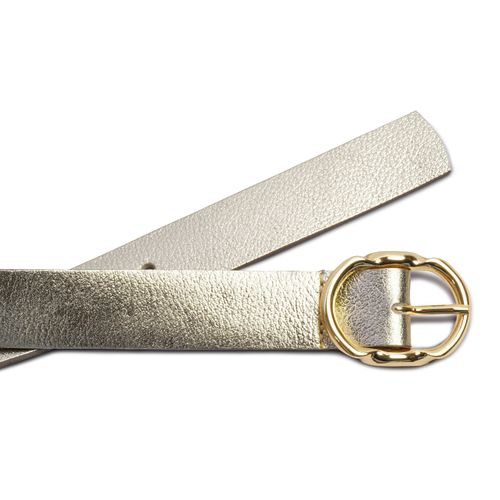 Cinto Pegada Feminino em Couro Ouro CI001212-04