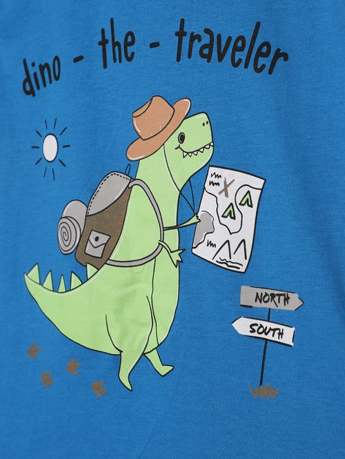 Conjunto Curto Infantil Para Menino - AZUL