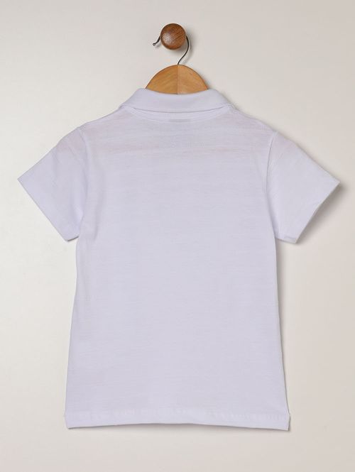 Conjunto Curto Infantil Para Menino- BRANCO