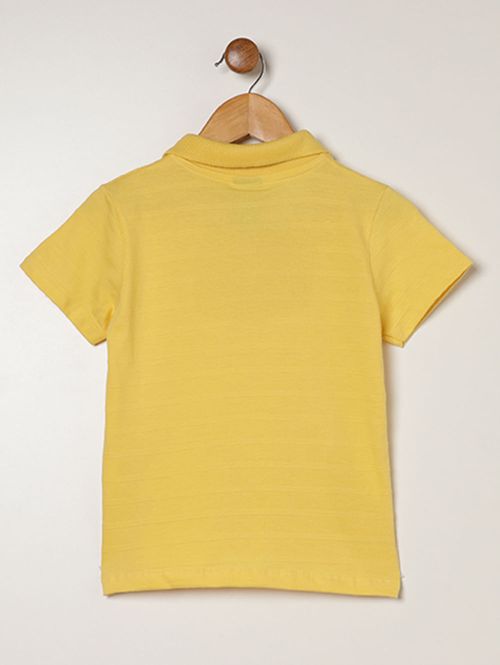 Conjunto Curto Infantil Para Menino- AMARELO