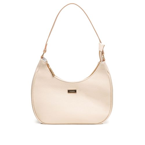 Bolsa Pegada Feminina Tiracolo em Couro Off White BO210010-03