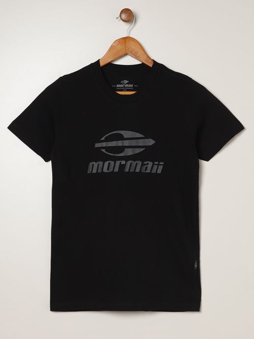 Camiseta Estampada Mormaii Juvenil Para Menino - PRETO