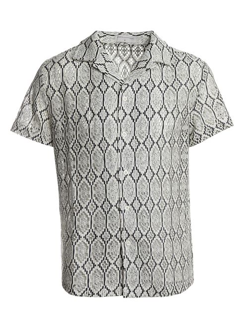 Camisa Chochê Dixie Masculina OFF WHITE