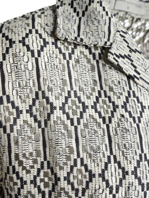 Camisa Chochê Dixie Masculina OFF WHITE