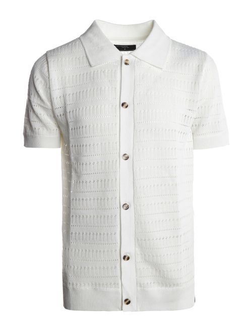 Camisa Tricot Dixie Masculina OFF WHITE