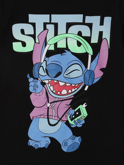 Camiseta Estampada Infantil Para Menino - PRETO