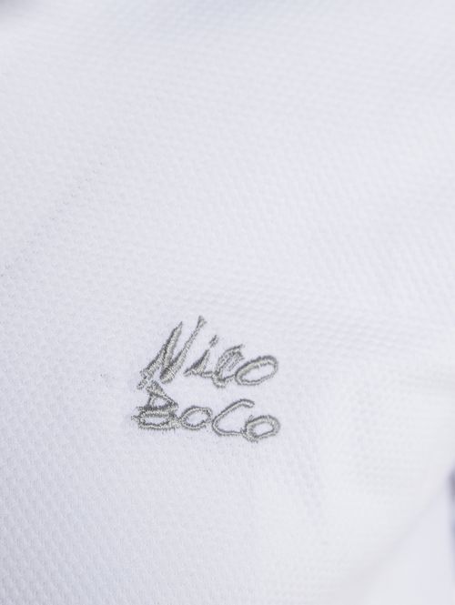 Polo Manga Curta Masculina BRANCO