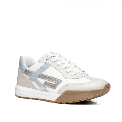 Tênis Pegada Feminino em Couro Branco 213001-03