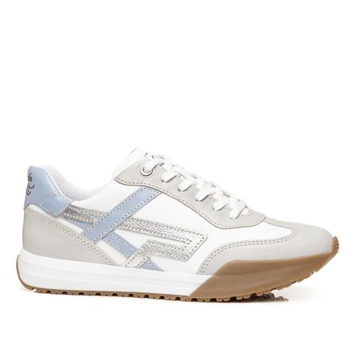 Tênis Pegada Feminino em Couro Branco 213001-03