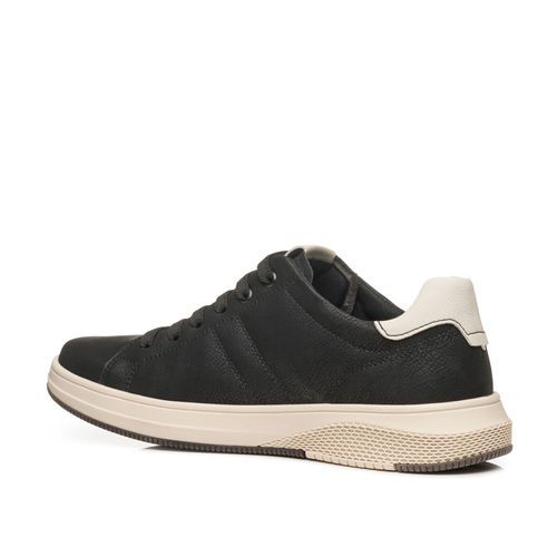 Sapatênis Pegada Masculino em Microfibra Preto 172402-07