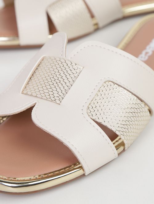 Rasteira Flatform Modare Feminina OFF WHITE