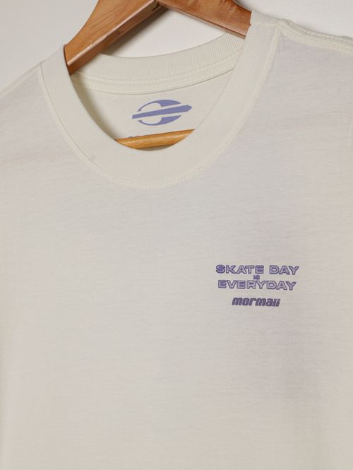 Camiseta Estampada Mormaii Juvenil Para Menino- OFF WHITE