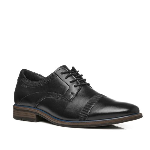 Sapato Social Pegada Masculino em Couro Preto 126311-01