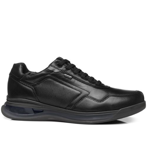 Sapato Casual Pegada Masculino em Couro Preto 126801-01