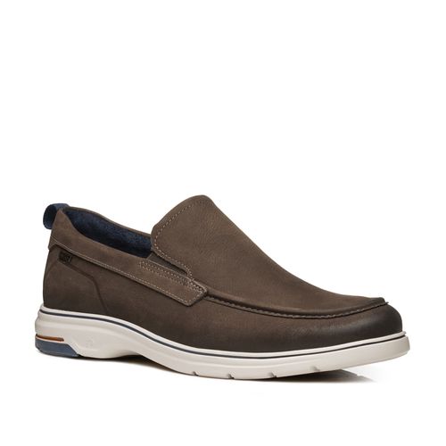 Sapato Casual Pegada Masculino em Couro Chocolate 127303-07
